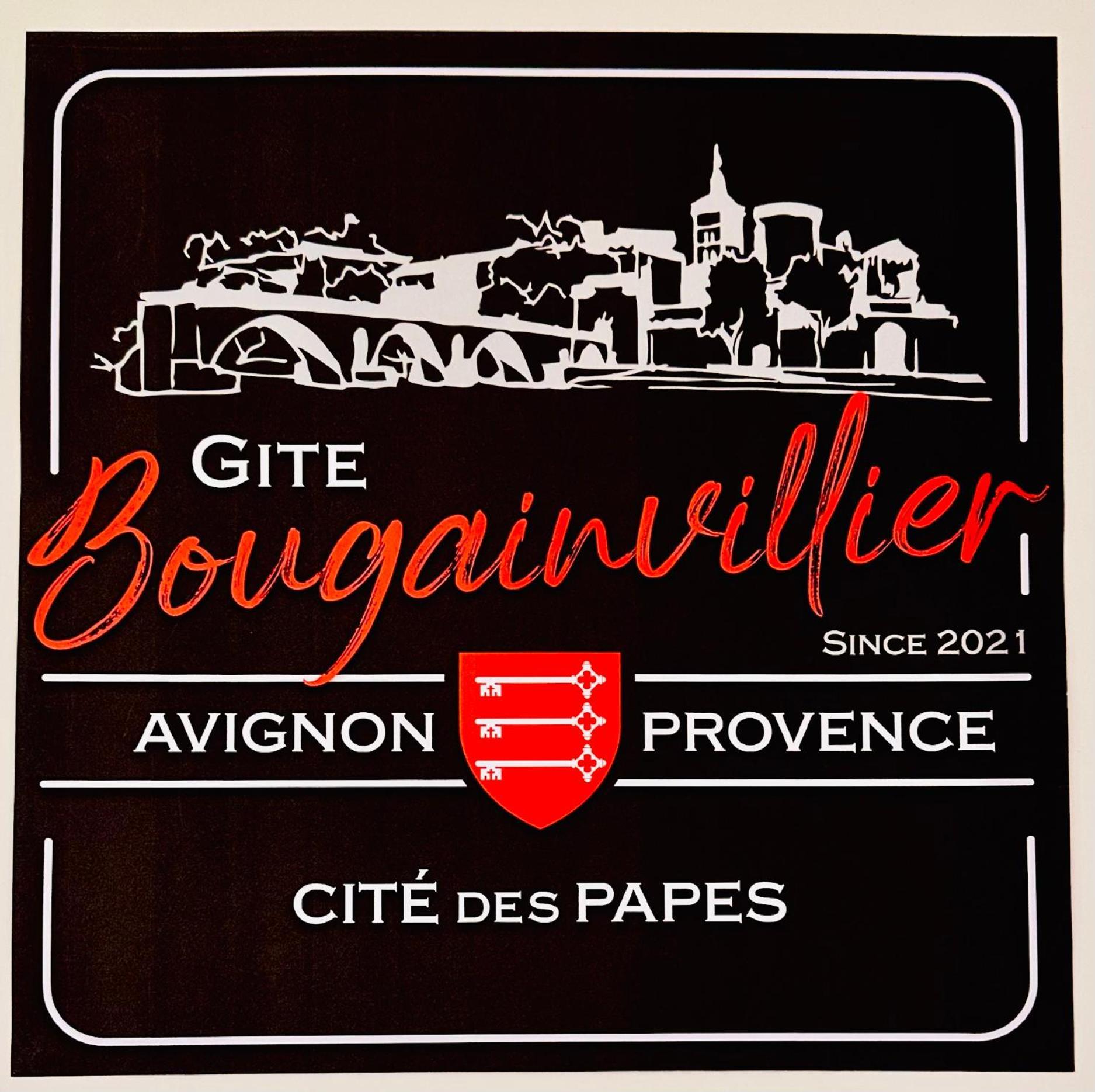 Gite Avignon Bougainvillier Dış mekan fotoğraf